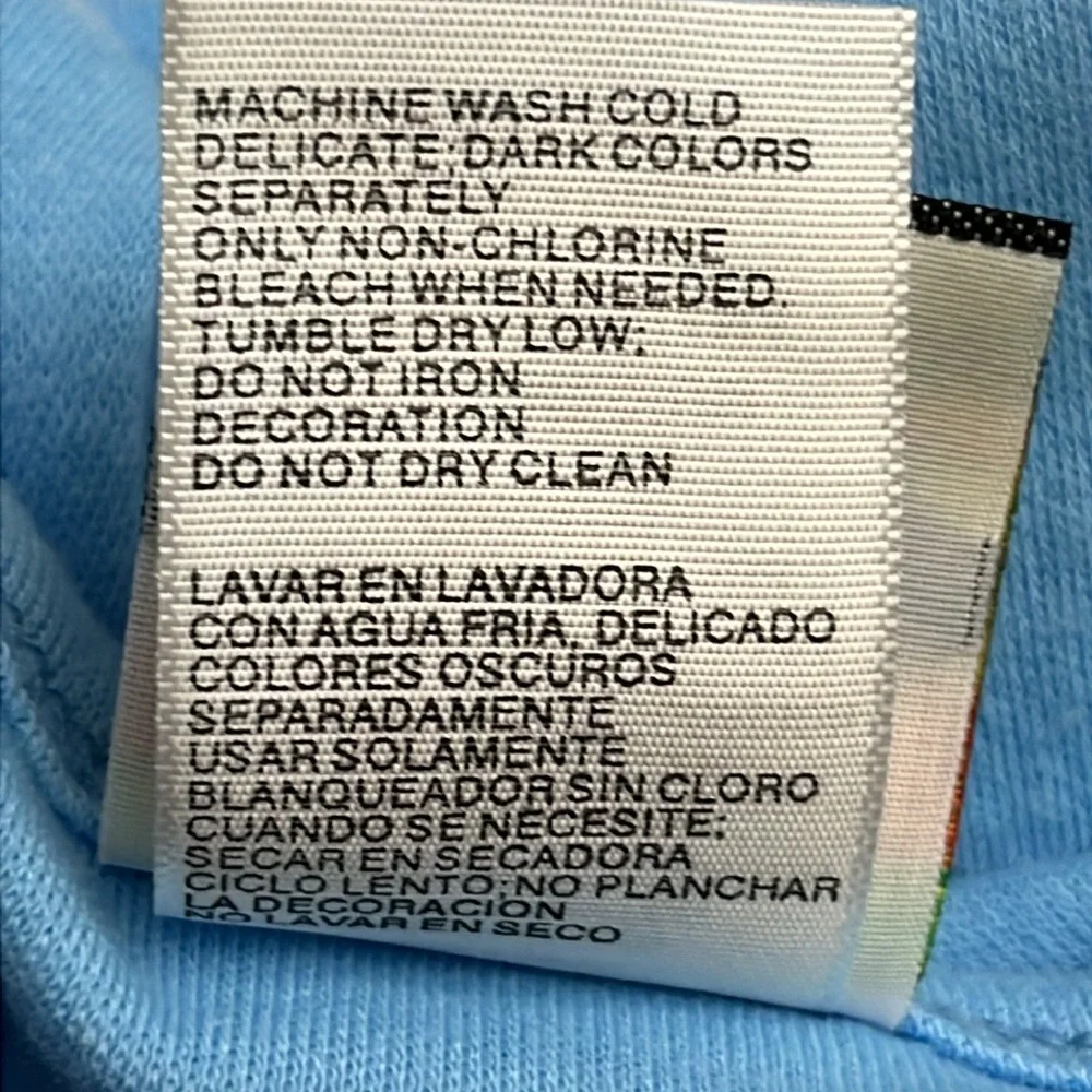 Garfield Paws Long Sleeve Pajama Top M Embroidered Fleece Vintage NEW WITH TAGS - Picture 6 of 11